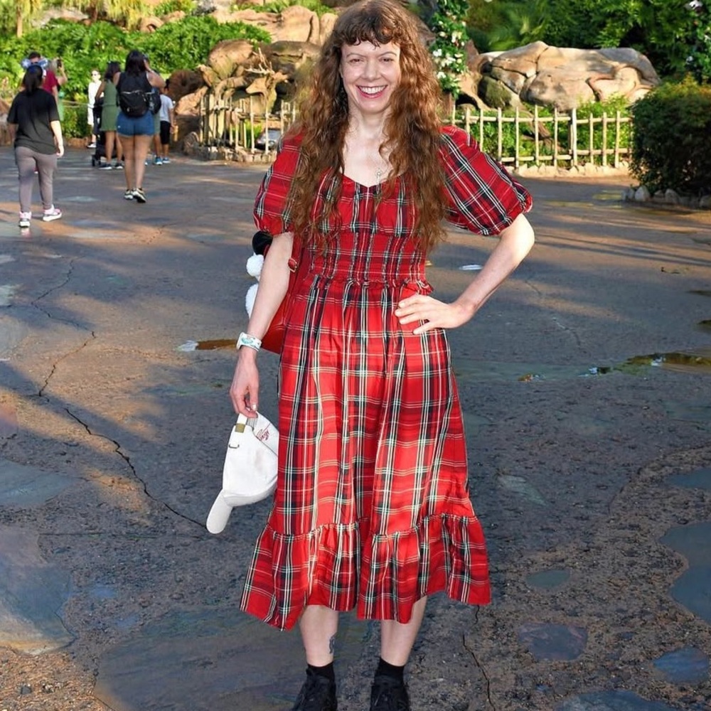 J Crew plaid dress